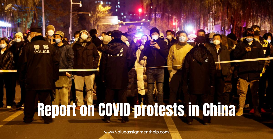 report on covid protest in china